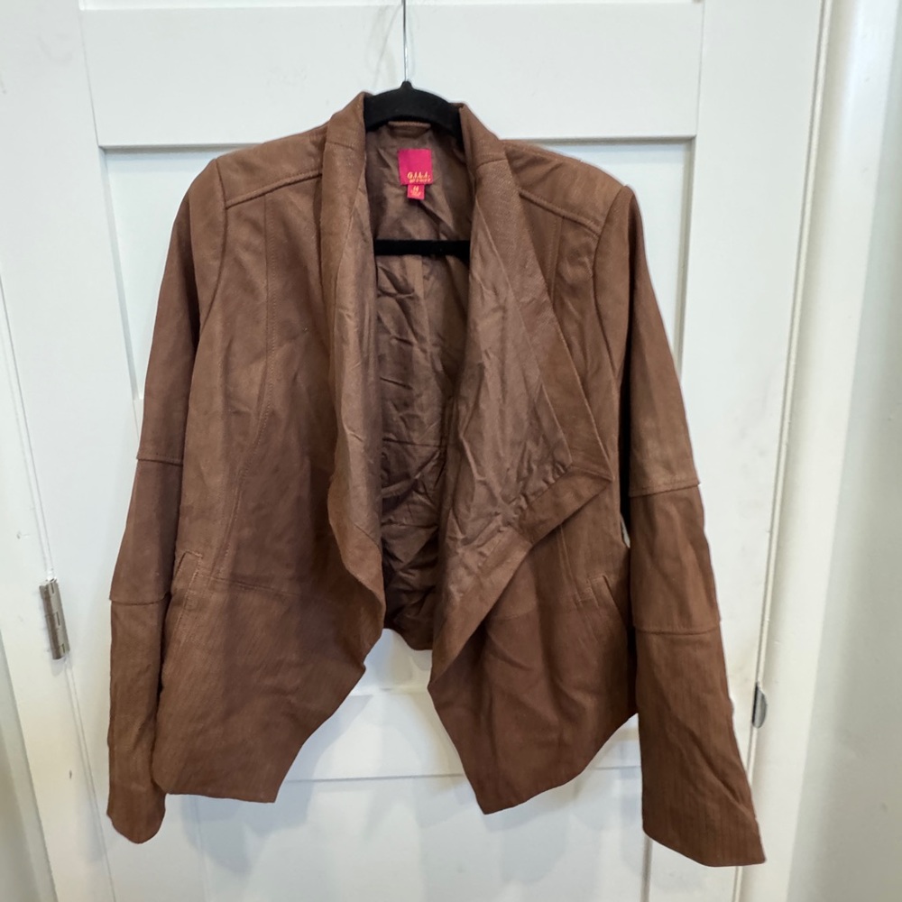 G.I.L.I. Women's Tan Blazer size 14